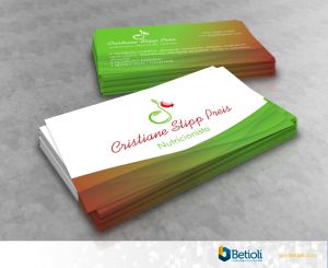 Cartão de visita // Nutricionista Cristiane Preis